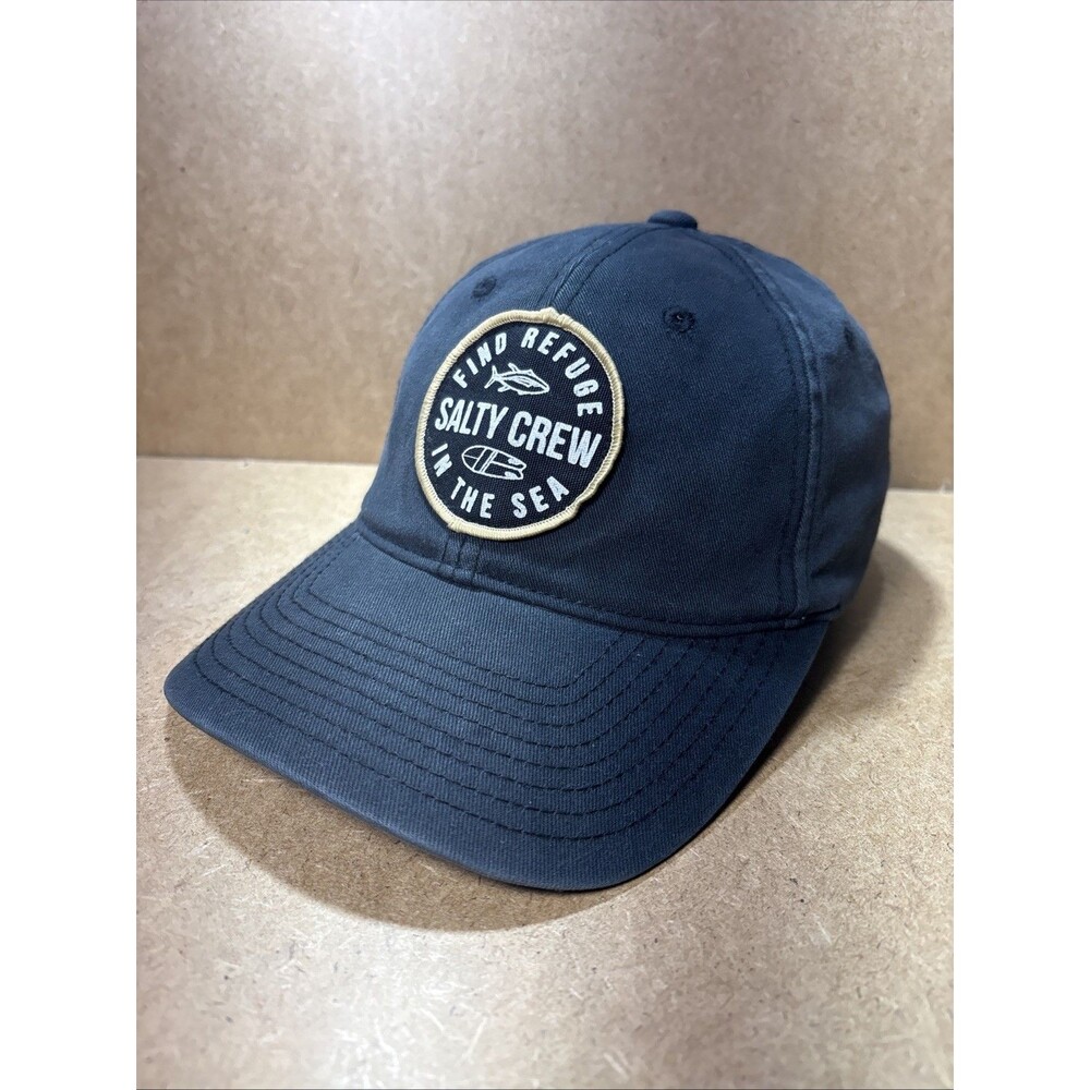 Salty Crew hat Black Flex Fit S-M